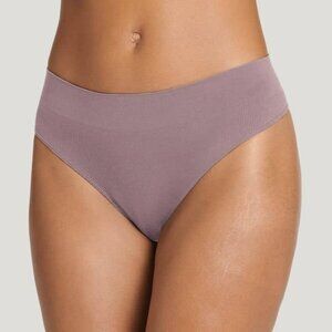 NWT Jockey Pack of 5 Sz SM (5) Seamfree Recycled Nylon Rib Thong Twilight